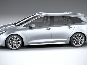 Toyota Corolla Touring 2023 3D Model