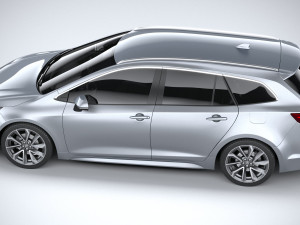 Toyota Corolla Touring 2023 3D Model