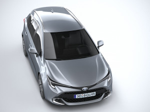 Toyota Corolla Touring 2023 3D Model