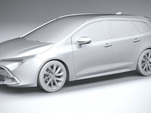 Toyota Corolla Touring 2023 3D Model