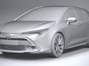 Toyota Corolla Touring 2023 3D Model