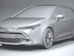 Toyota Corolla Touring 2023 3D Model