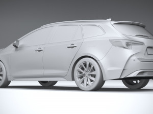 Toyota Corolla Touring 2023 3D Model