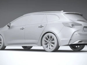 Toyota Corolla Touring 2023 3D Model
