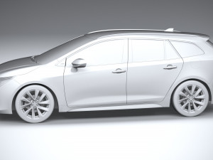 Toyota Corolla Touring 2023 3D Model