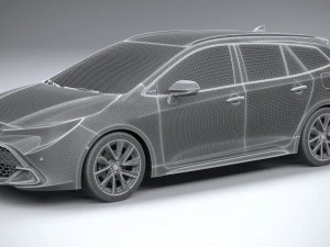 Toyota Corolla Touring 2023 3D Model