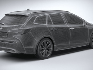Toyota Corolla Touring 2023 3D Model