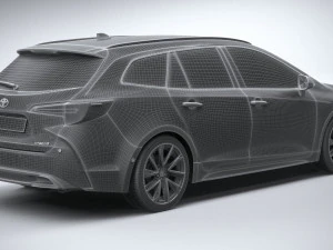 Toyota Corolla Touring 2023 3D Model