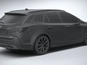 Toyota Corolla Touring 2023 3D Model