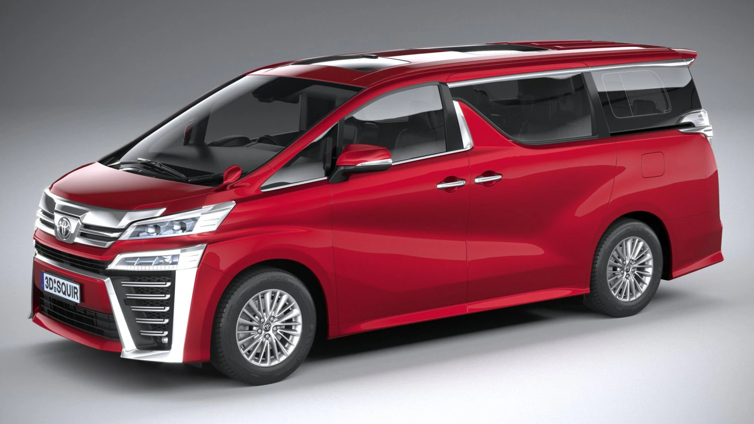 Toyota Vellfire 2023 3D Model .c4d .max .obj .3ds .fbx .stl .blend