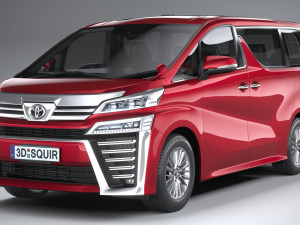 Toyota Vellfire 2023 3Dモデル