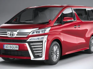 Toyota Vellfire 2023 3D Model