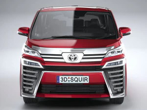 Toyota Vellfire 2023 3D Model