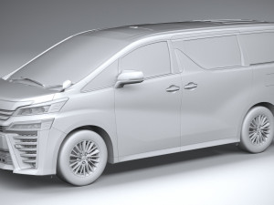 Toyota Vellfire 2023 3Dモデル