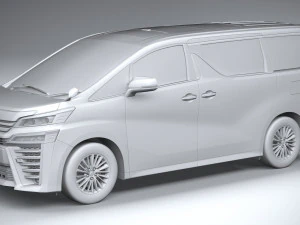 Toyota Vellfire 2023 3D Model