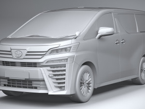 Toyota Vellfire 2023 3Dモデル
