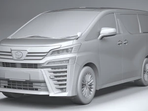 Toyota Vellfire 2023 3D Model