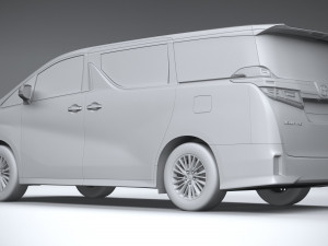 Toyota Vellfire 2023 3Dモデル