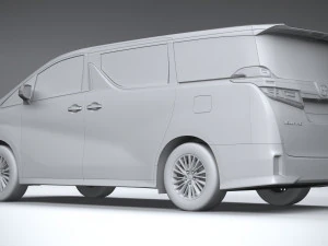 Toyota Vellfire 2023 3D Model