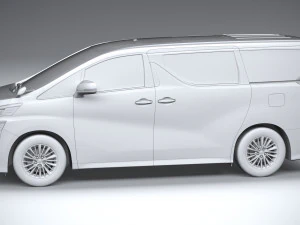 Toyota Vellfire 2023 3D Model