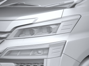 Toyota Vellfire 2023 3Dモデル