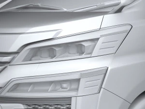 Toyota Vellfire 2023 3D Model