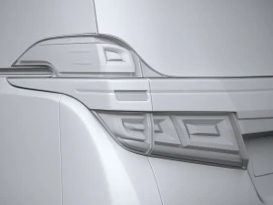 Toyota Vellfire 2023 3D Model