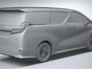 Toyota Vellfire 2023 3D Model