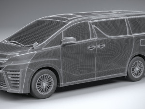 Toyota Vellfire 2023 3Dモデル