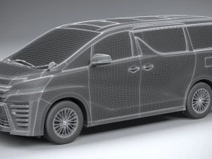 Toyota Vellfire 2023 3D Model