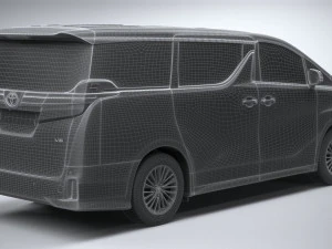 Toyota Vellfire 2023 3D Model