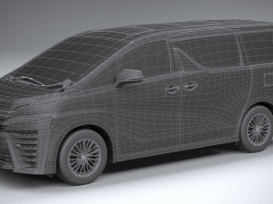 Toyota Vellfire 2023 3Dモデル