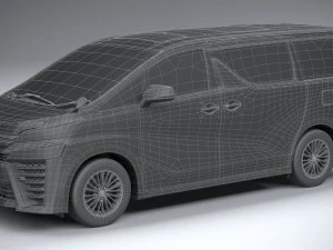 Toyota Vellfire 2023 3D Model