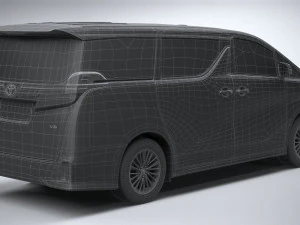 Toyota Vellfire 2023 3D Model