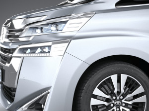 Toyota Vellfire Base 2023 3D Model