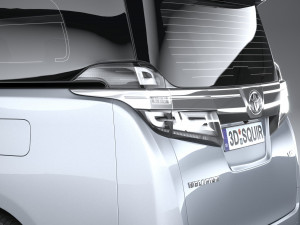 Toyota Vellfire Base 2023 3D Model