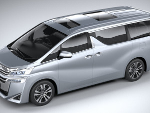 Toyota Vellfire Base 2023 3D Model