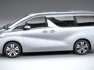 Toyota Vellfire Base 2023 3D Model