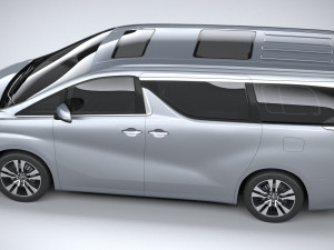 Toyota Vellfire Base 2023 3D Model