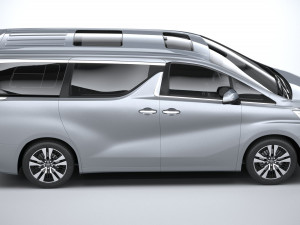 Toyota Vellfire Base 2023 3D Model