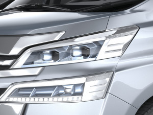 Toyota Vellfire Base 2023 3D Model