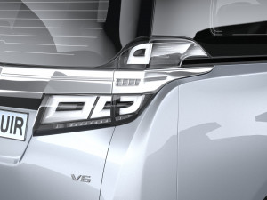 Toyota Vellfire Base 2023 3D Model