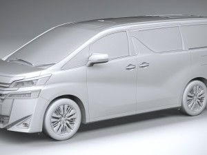 Toyota Vellfire Base 2023 3D Model