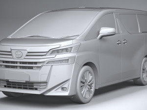 Toyota Vellfire Base 2023 3D Model