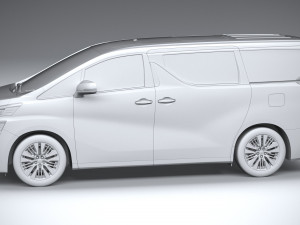 Toyota Vellfire Base 2023 3D Model