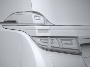 Toyota Vellfire Base 2023 3D Model