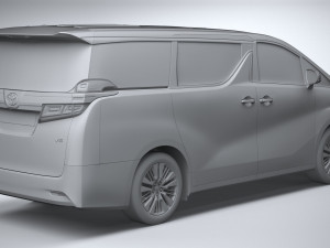 Toyota Vellfire Base 2023 3D Model