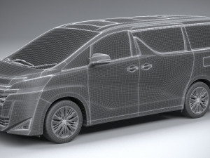 Toyota Vellfire Base 2023 3D Model