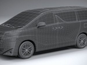 Toyota Vellfire Base 2023 3D Model