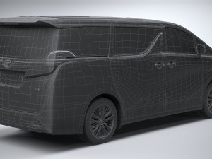 Toyota Vellfire Base 2023 3D Model